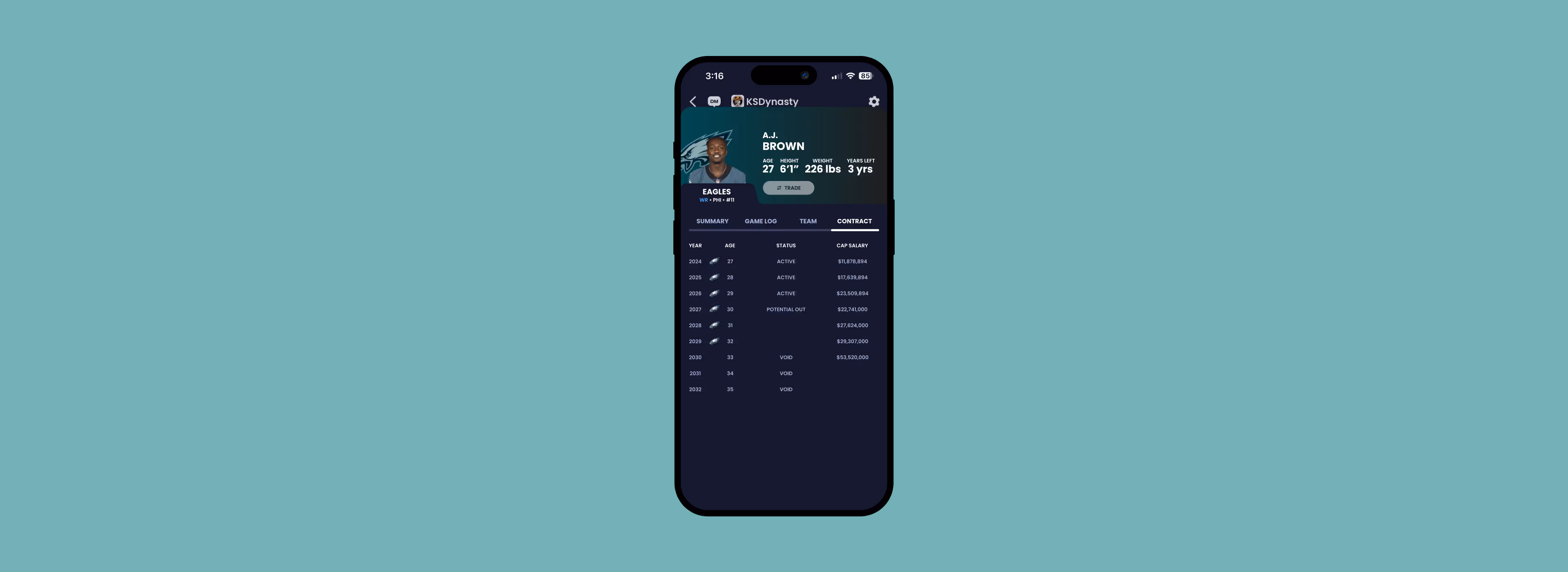 Sleeper fantasy sports iOS project banner
