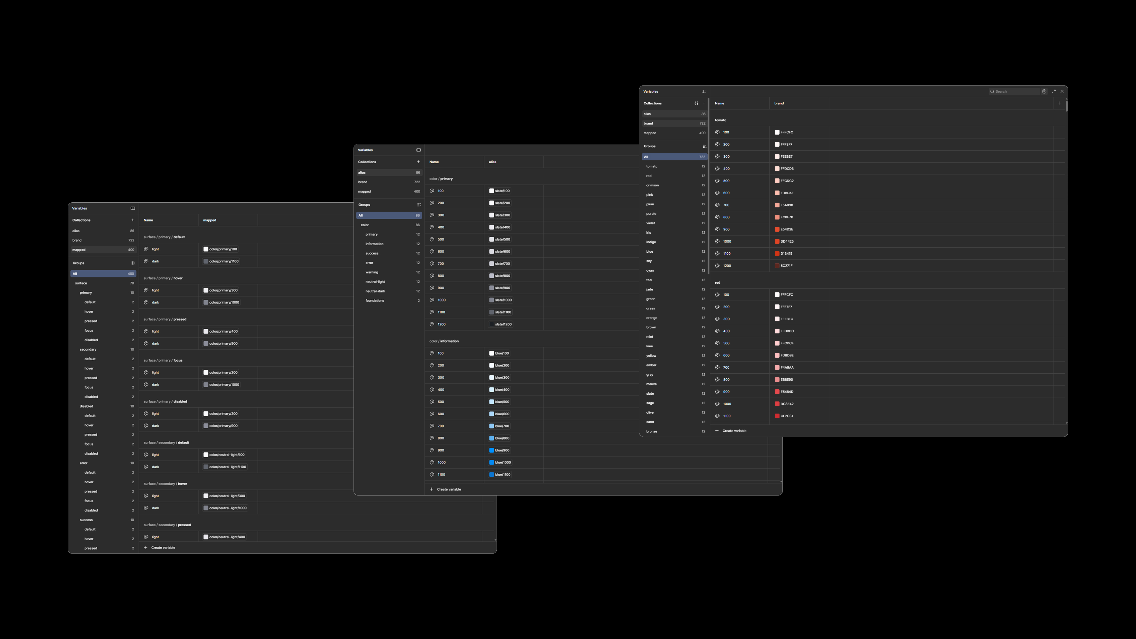 Figma variables